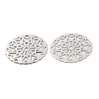 Long-Lasting Plated Brass Filigree Joiners KK-K336-13P-1