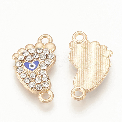 Jewelry Alloy Rhinestone Links connectors ALRI-Q235-003G-1