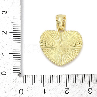 Brass Micro Pave Cubic Zirconia Pendants KK-D317-092G-1