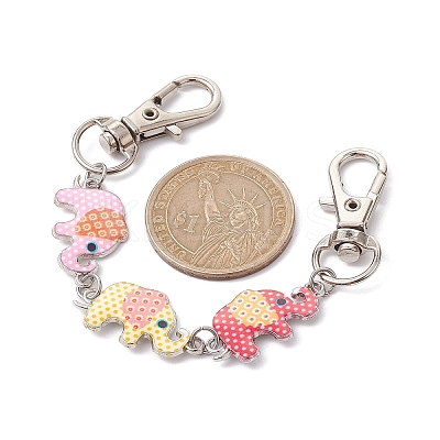 Elephant Purse Extension Chains AJEW-BA00127-1
