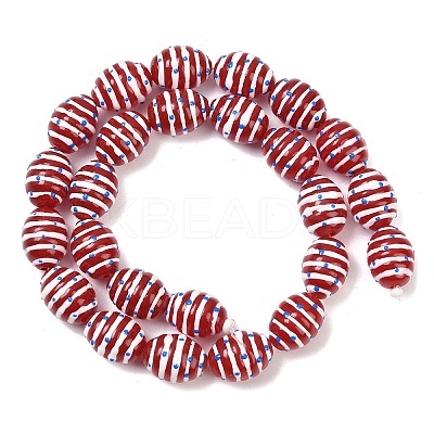 Glass Imitation Jade Beads GLAA-L051-02F-1