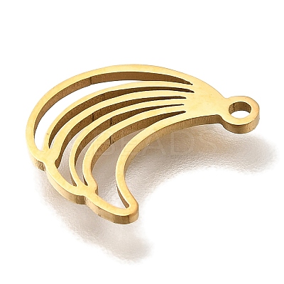 201 Stainless Steel Pendants STAS-R136-01G-07-1