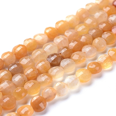 Natural Yellow Aventurine Beads Strands LS-G-L538-019A-1