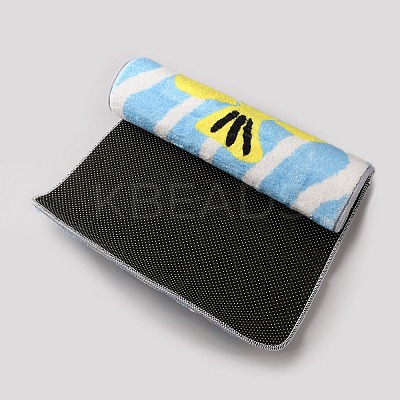 Flocking Fibre Tropical Fish Bath Mat AJEW-FZC0003-05A-1