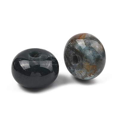 Natural Indian Agate Large Hole Beads GG-CBA02C4-08D-1