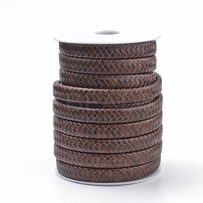 Leather Braided Cords WL-R009-12x6-03-1