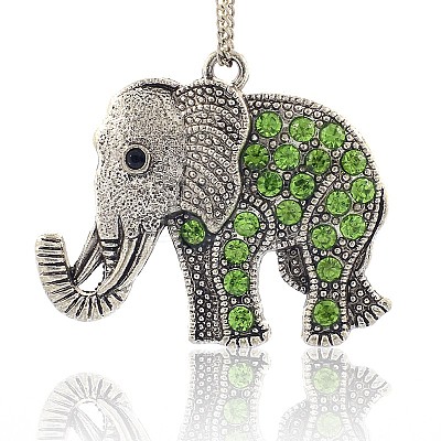 Tibetan Style Alloy Rhinestone Big Pendants LS-ALRI-L048-07AS-1