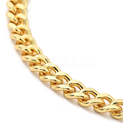 Brass Cable Chains Slider Bracelet for Women BJEW-G643-01G-1