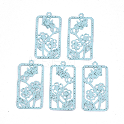 430 Stainless Steel Filigree Pendants LS-STAS-S108-20C-1