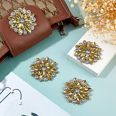 4Pcs Paillette and Rhinestone Accessories FIND-FH0012-19C-1