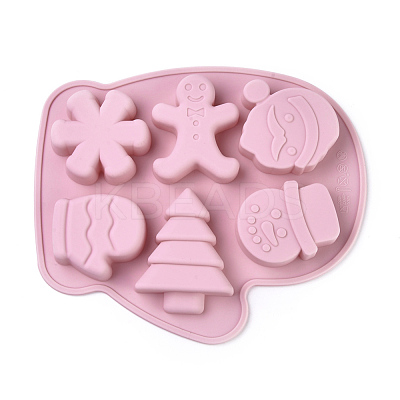 Christmas Food Grade Silicone Waffle Molds DIY-L025-039-1