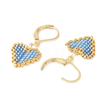 304 Stainless Steel Leverback Earrings for Women EJEW-MZ00408-1