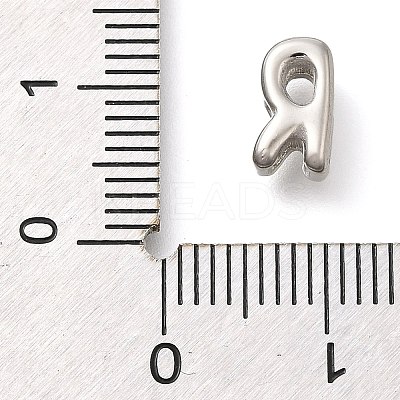 304 Stainless Steel Slide Charms STAS-B075-37P-R-1