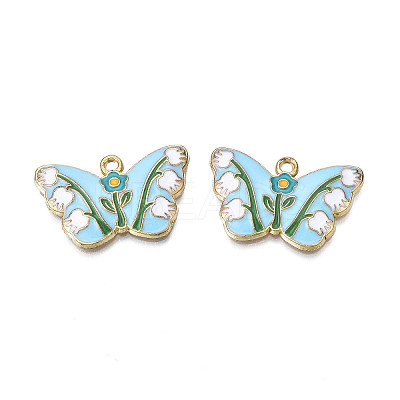 Alloy Enamel Pendants LS-ENAM-N055-112B-1