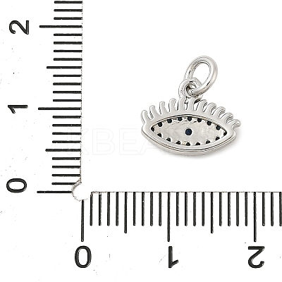 Brass Micro Pave Cubic Zirconia Pendants KK-U056-08P-1