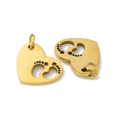 304 Stainless Steel Charms STAS-A117-02A-G-1