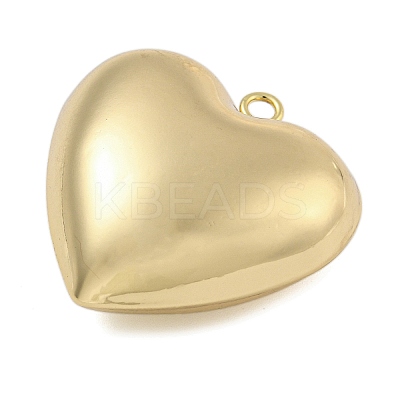 Heart Brass Pendants KK-N254-98G-03-1