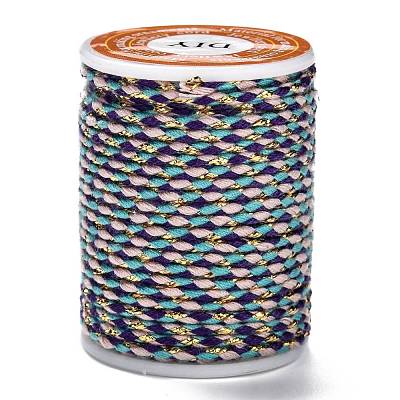 4-Ply Polycotton Cord with Metallic Thread OCOR-Z003-D95-1