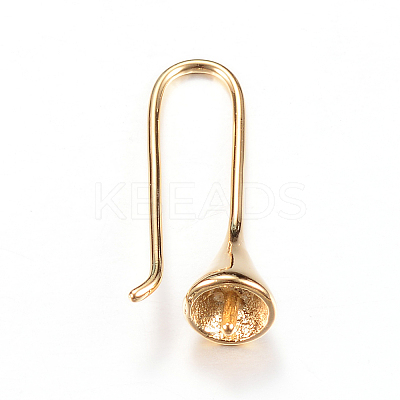 Brass Earring Hooks LS-X-KK-R037-03KC-1