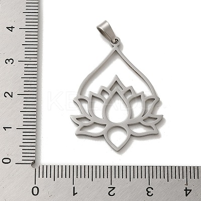 Non-Tarnish 304 Stainless Steel Pendants STAS-O005-07P-1