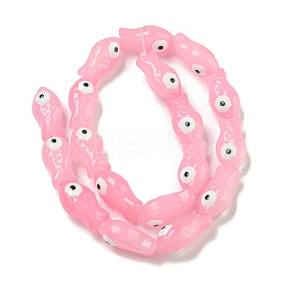Handmade Transparent Glass Beads GLAA-N0028-03I-1
