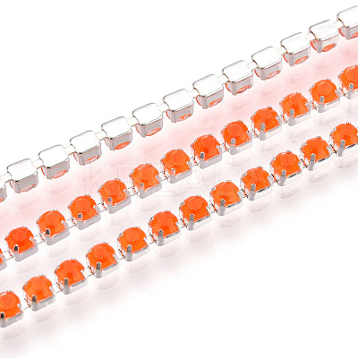 Iron Rhinestone Cup Chains CH-T006-01A-07-1