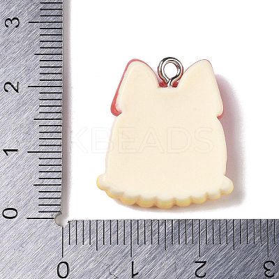 Opaque Resin Pendants RESI-S403-03J-1
