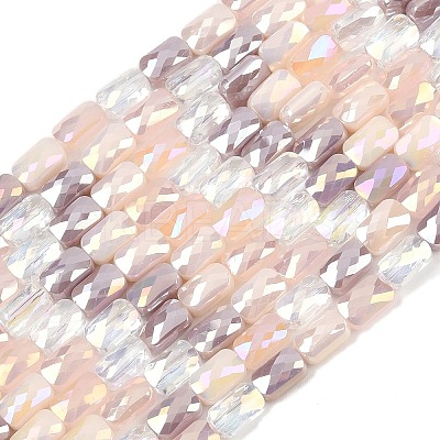 Electroplate Glass Beads Strands EGLA-D300-05-09-1