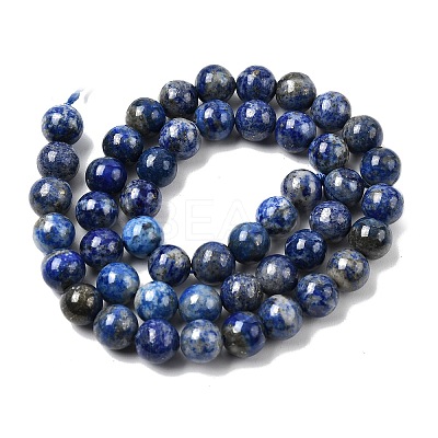 Natural Lapis Lazuli Beads Strands G-G344-A09-8mm-1