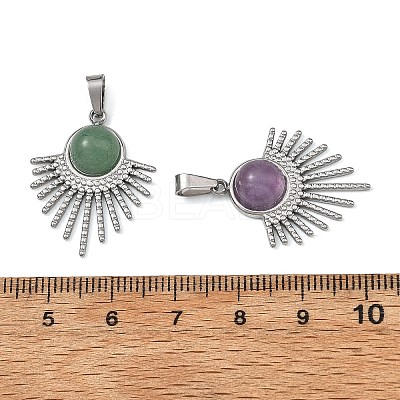 304 Stainless Steel Pendants PALLOY-JF05896-02-1