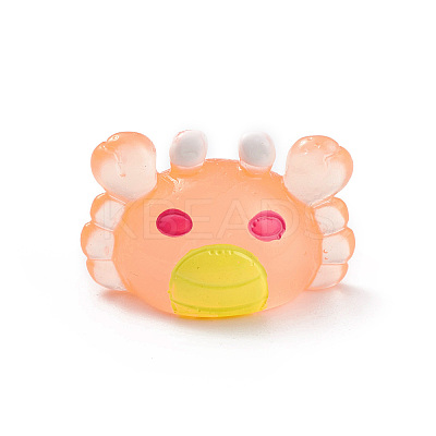 Luminous Resin Sea Animals Display Decoration DJEW-R007-01D-1