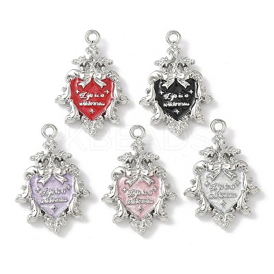 Alloy Enamel Pendants FIND-L023-04P-1