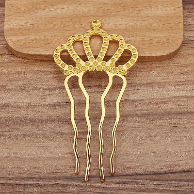 Alloy Hair Comb Findings PW-WGF8823-02-1