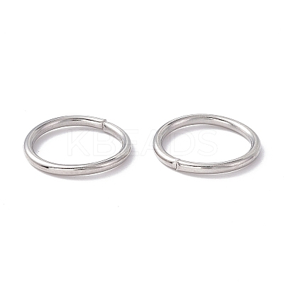 Non-Tarnish 304 Stainless Steel Open Jump Rings STAS-C040-01D-P-1