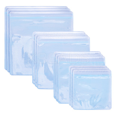 20Pcs 4 Styles Transparent PVC Anti Oxidation Resealable Bags AJEW-TA0002-40A-1