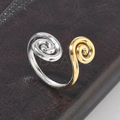 304 Stainless Steel Cuff Open Rings RJEW-D357-04GP-1