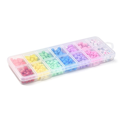 Opaque Acrylic Beads SACR-YW0001-45-1