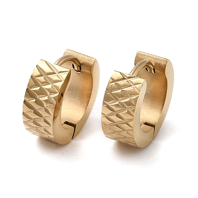 304 Stainless Steel Hoop Earrings EJEW-Q781-02G-1