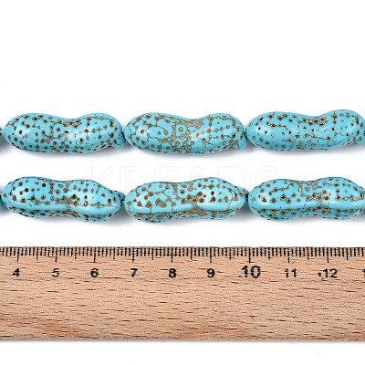 Synthetic Turquoise Beads Strands G-N352-16B-1