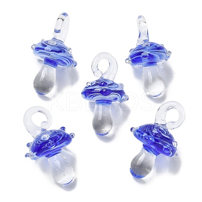Handmade Lampwork Pendants LAMP-M021-01D-1