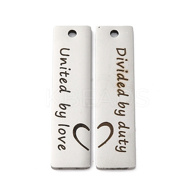 Anti-Tarnish 201 Stainless Steel Pendants STAS-R002-16P-1