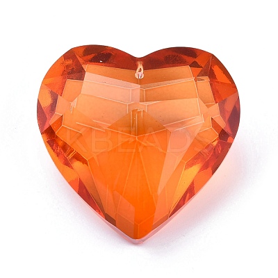 K9 Glass Rhinestone Pendants GLAA-Q087-02-1