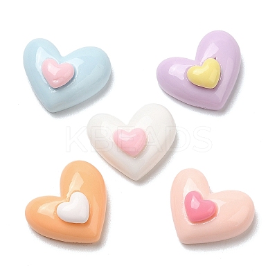 Opaque Resin Cabochons RESI-K027-08-1