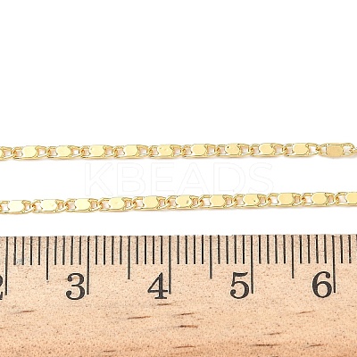 1.7MM Brass Oval Link Chain Necklaces for Women Men NJEW-F350-02G-1