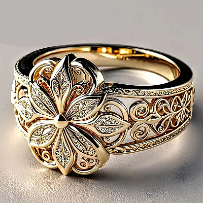 Brass Finger Rings FS-WG88F6B-01-1