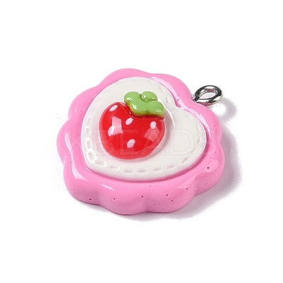 Opaque Resin Pendants RESI-S403-04E-1