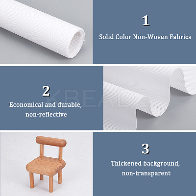 Solid Color Non-Woven Fabrics for Photography DIY-WH0568-09C-1