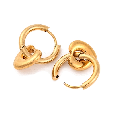 304 Stainless Steel Hoop Earrings for Women LS-EJEW-Z057-14G-03-1