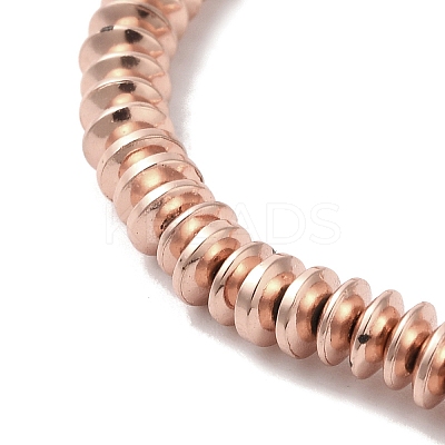 Electroplated Synthetic Non-magnetic Hematite Beads Strands G-I364-F01-RG-1