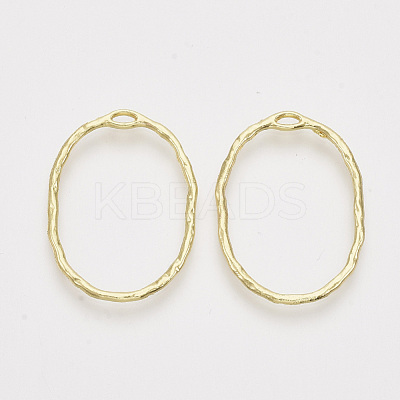 Alloy Open Back Bezel Pendants X-PALLOY-S121-84-1